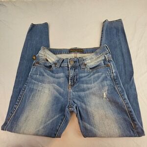 Rock & Republic Size 2 Banshee Distressed Skinny Jeans L747
